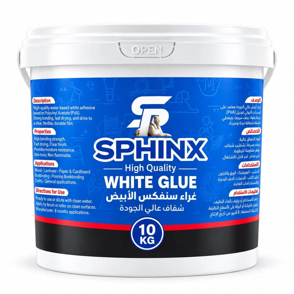 Sphinx High Viscosity PVAc White Wood Glue - غراء سفنكس أبيض عالي اللزوجة للأخشاب