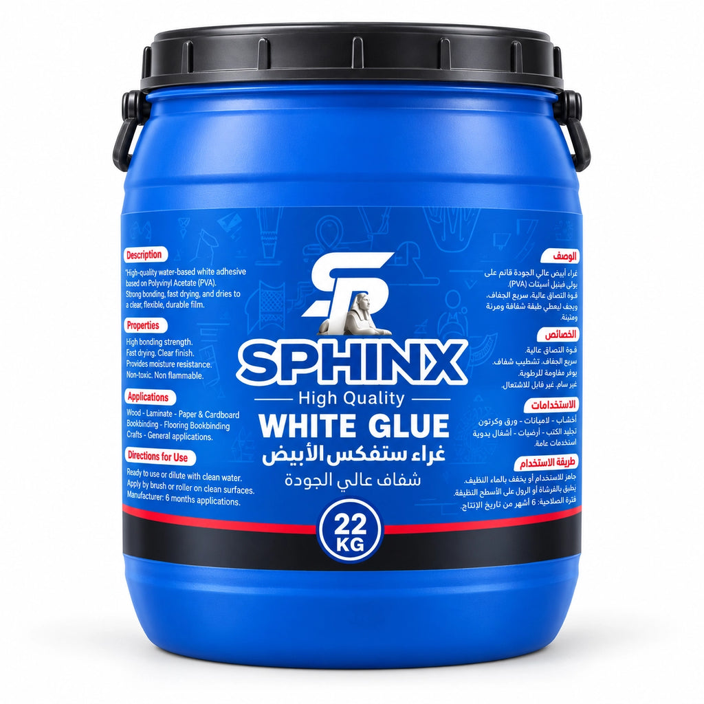 Sphinx High Viscosity PVAc White Wood Glue - غراء سفنكس أبيض عالي اللزوجة للأخشاب
