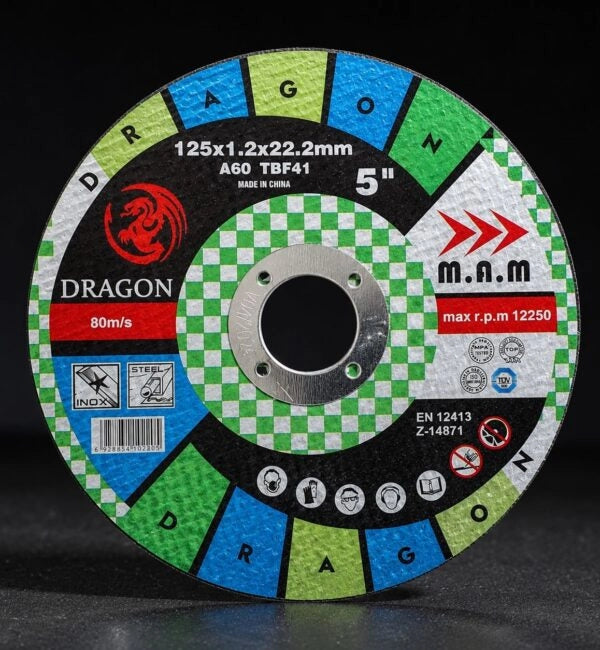 DRAGON DRA5-6 Grinding Disc - قرص حجر تجليخ 5 بوصة / حديد