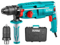 TOTAL TH3082682 Professional Tool - شاكوش تخريم وتكسير عدل 800 وات - 2.5 جول +3بنط +2 اجنة +ظرف13مم TH308268