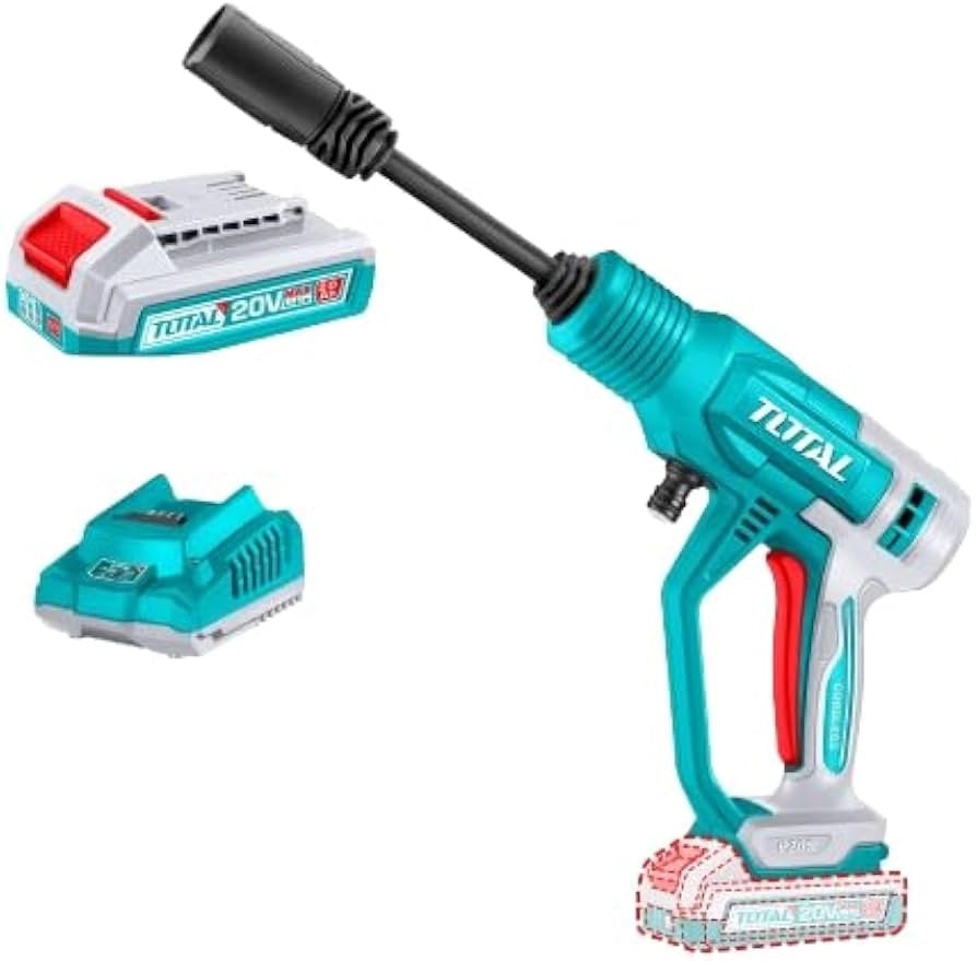 TOTAL TPWLI20362 Cordless Pressure Washer - مغسلة توتال 20 فولت مع بطارية وشاحن