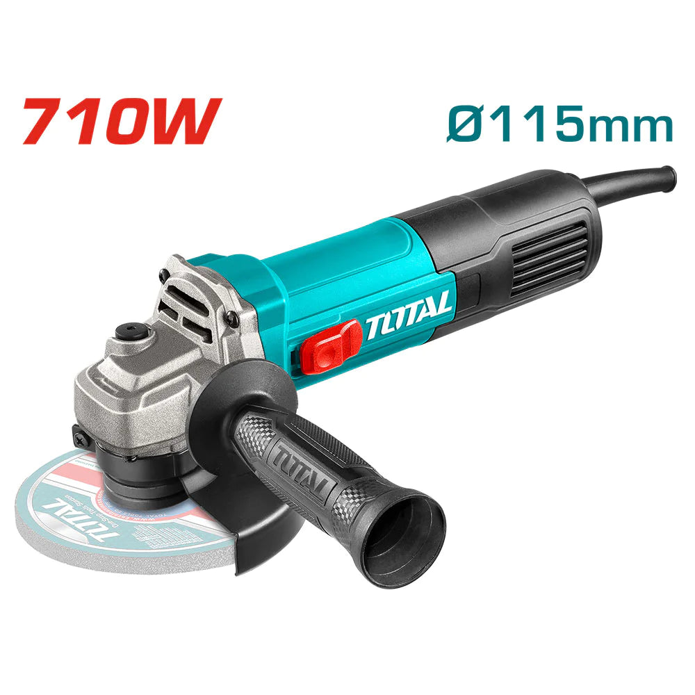 TOTAL TG10711576 Angle Grinder - صاروخ توتال ٤.٥ بوصه ٧١٠ وات