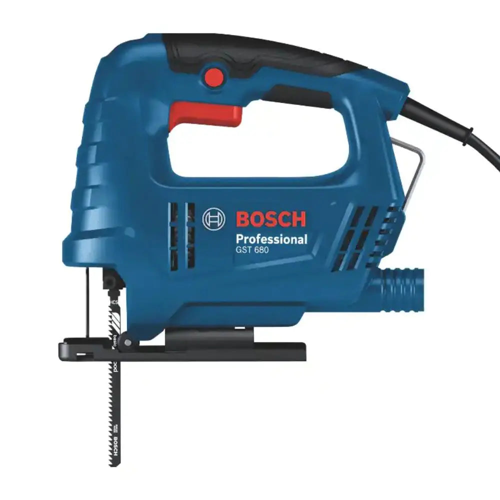Bosch GST 680 Jig Saw - منشار اركت بقوة 500 واط سرعات القطع في الخشب 68 مم والالومنيوم 10 مم والحديد 4 مم