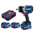 APT DW2506100-4.0x2BMC Cordless Impact Wrench - دريل فك و ربط 3/4 3 سرعه 20 فولت 1000 نيوتن/متر 2 بطاريه 4.0 امبير شنطه بلاستيك براشلسيس DW2506100-4.0x2BMC