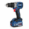 APT DW1614100-4.0x2BMC Cordless Hammer Drill - شنيور دقاق 13مم ظرف معدن 20 فولت 100 نيوتن/متر 2 بطاريه 4.0 امبير شنطه بلاستيك براشلسيس DW1614100-4.0x2BMC