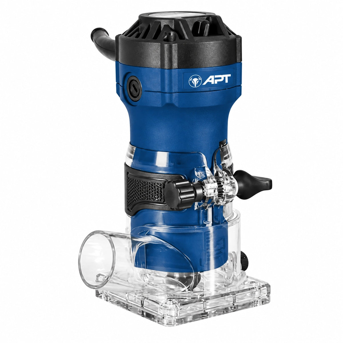 APT DW08539 Wood Router / Trimmer - حليه الكتروني اي بي تي جسم بلاستيك 550 وات 6 مم- 8 مم موديل APT فريزة DW08539 راوتر