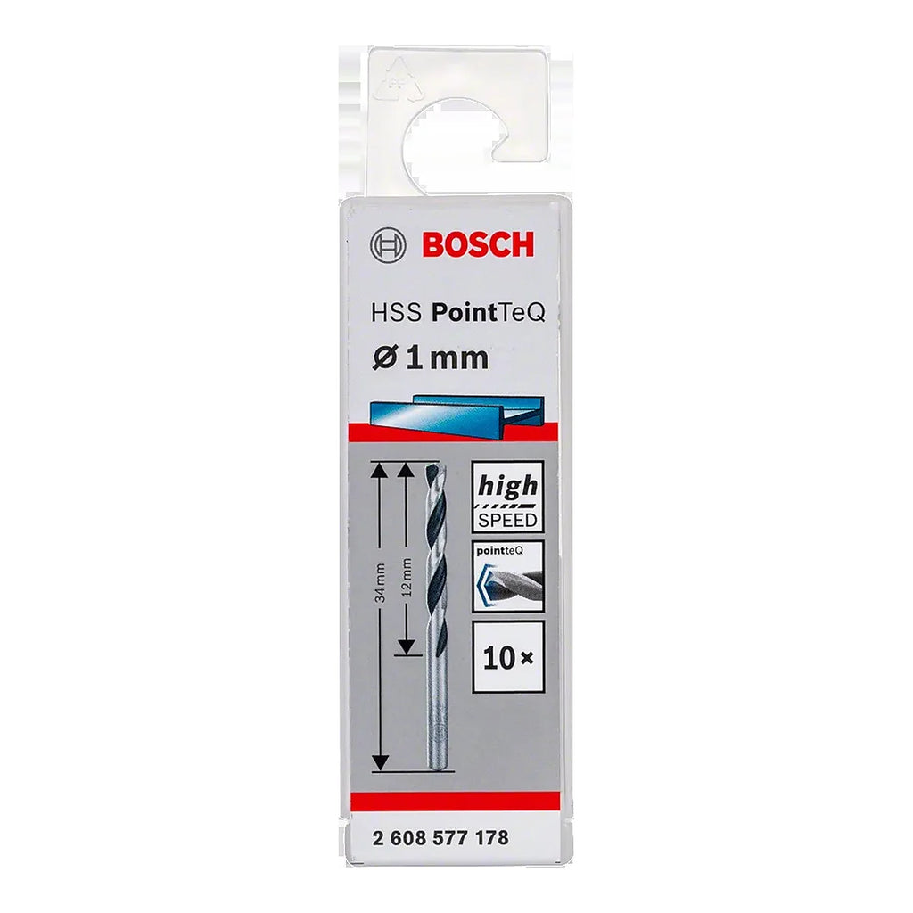 Bosch HSS PointTeQ Metal Drill Bit - بنطة بوش حديد PointTeQ