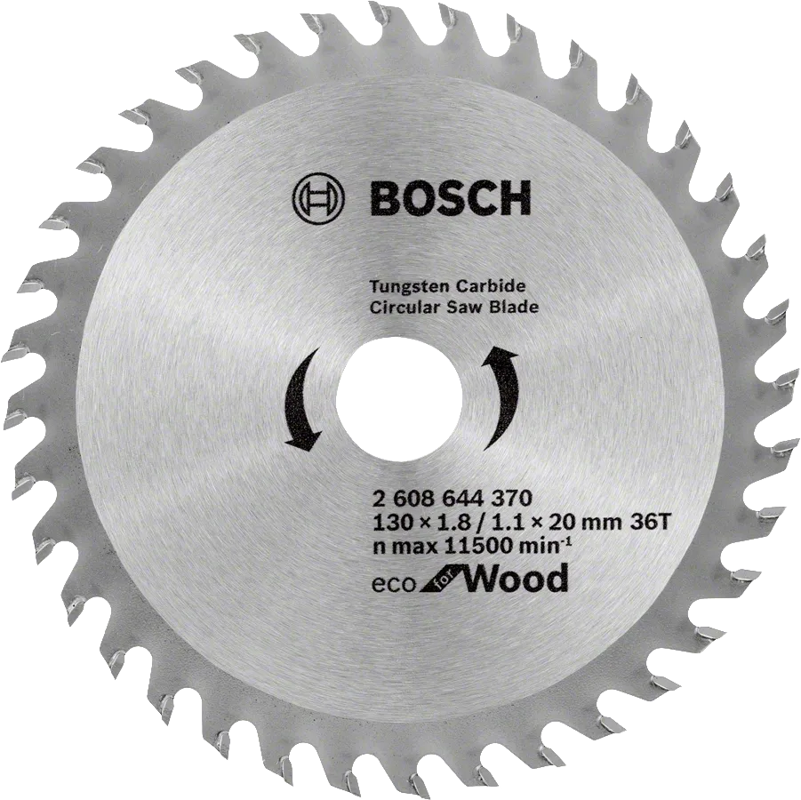 Bosch ECO for Wood Circular Saw Blade 7.25 Inch 184mm for Hand-Held Saws - صينية منشار Bosch ECO للخشب 7.25 بوصة 184 مم