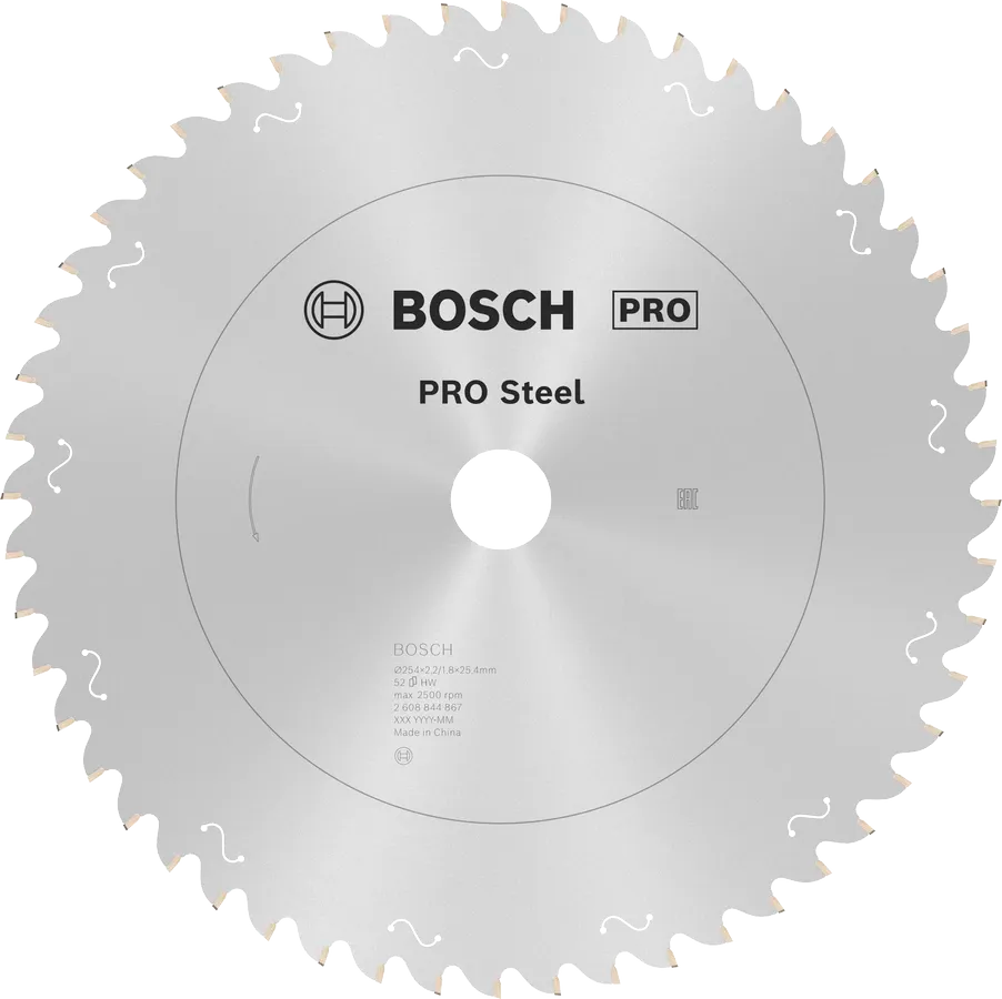 Bosch PRO Steel Circular Saw Blade 12 Inch 305mm for Mitre Dry Cutters - صينية منشار Bosch PRO Steel للحديد 12 بوصة 305 مم