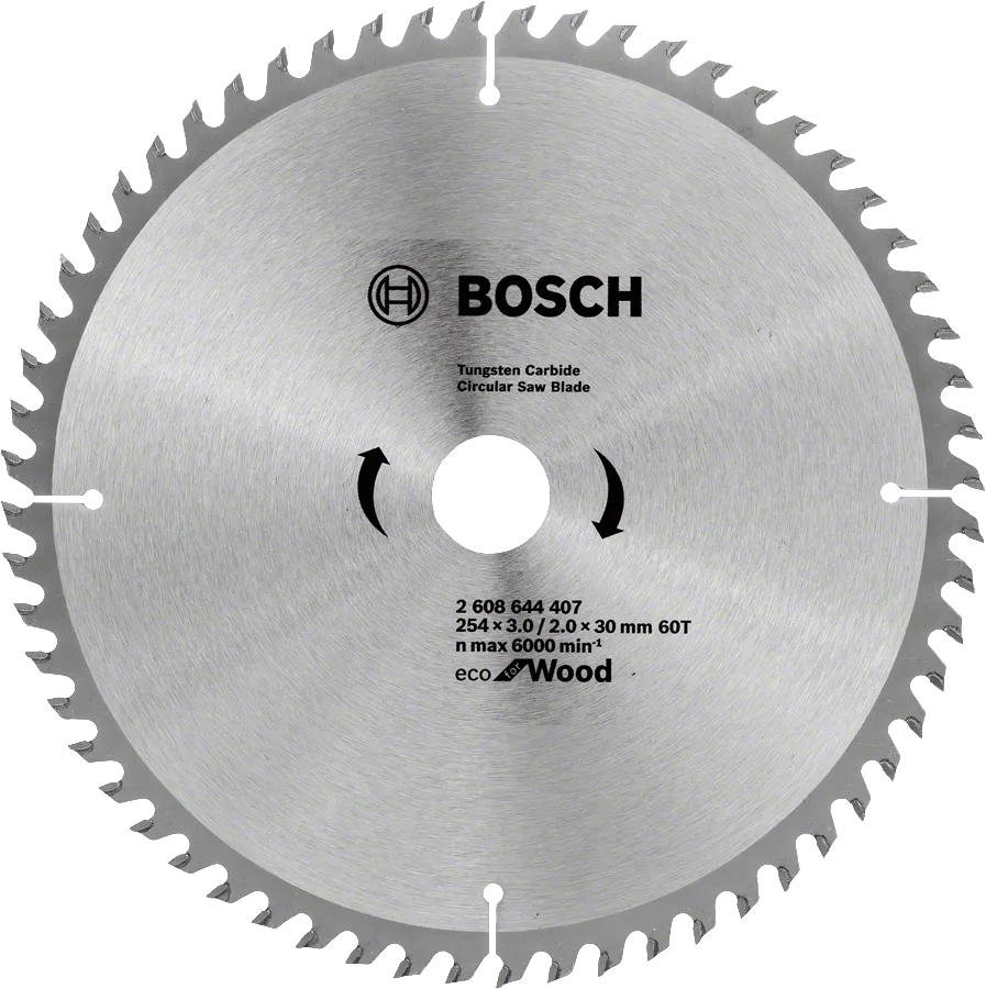 صينية منشار Bosch ECO للخشب 10 بوصة 254 مم لمناشير الطاولة