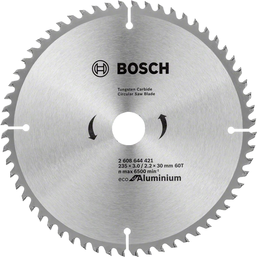 Bosch ECO for Aluminium Circular Saw Blade 9.25 Inch 235mm 60T for Hand-Held Saws - صينية منشار Bosch ECO للألومنيوم 9.25