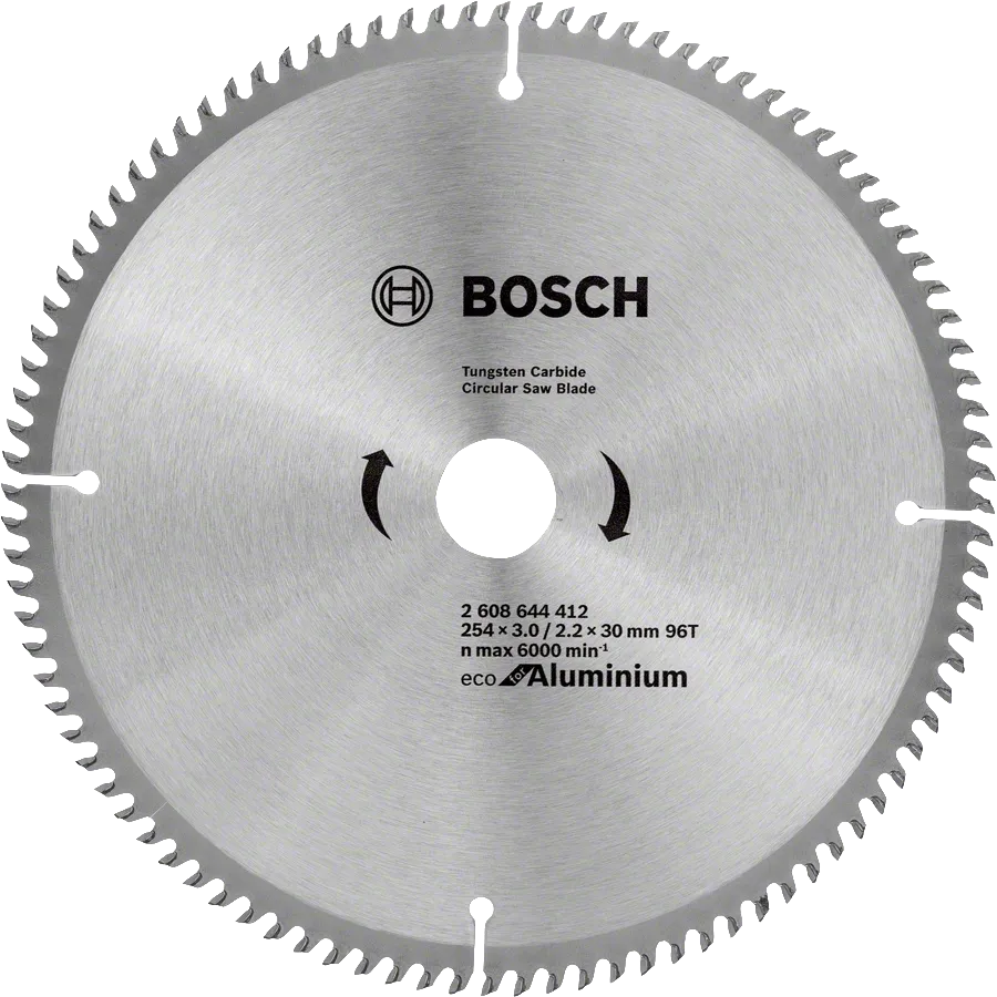Bosch ECO for Aluminium Circular Saw Blade 10 Inch 254mm for Mitre Saws - صينية منشار Bosch ECO للألومنيوم 10 بوصة 254 مم