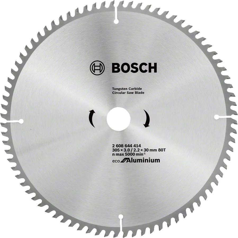 Bosch ECO for Aluminium Circular Saw Blade 12 Inch 305mm 80T for Mitre Saws - صينية منشار Bosch ECO للألومنيوم 12 بوصة 305 مم