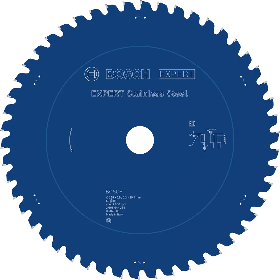 Bosch EXPERT Stainless Steel Circular Saw Blade 12 Inch 305mm 60T for Mitre Dry Cutters - صينية منشار Bosch EXPERT للاستانلس