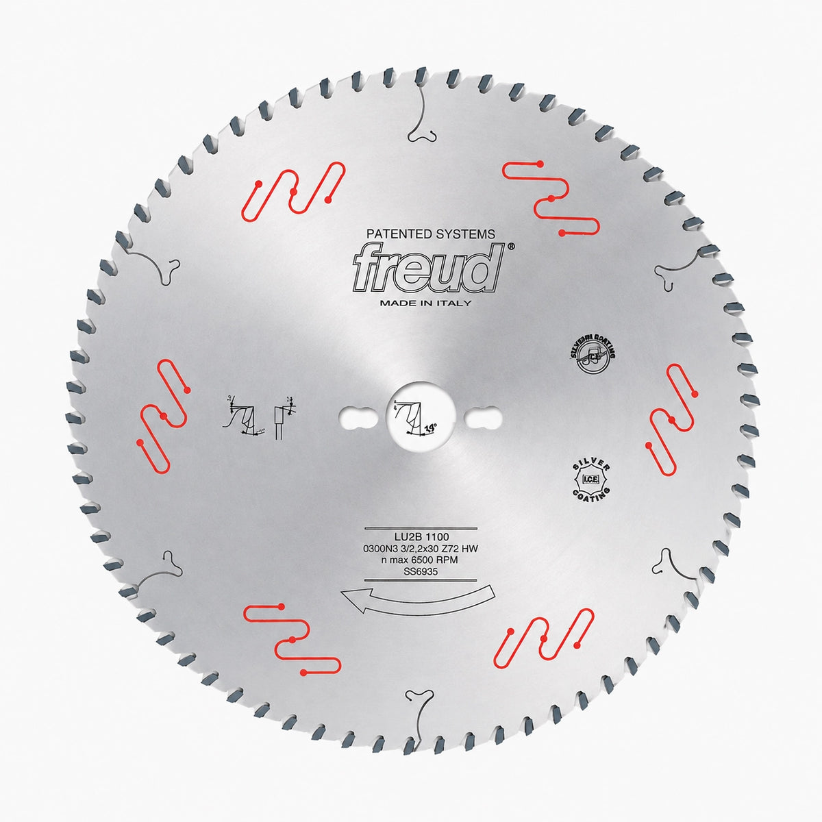Freud LG2B 1100 Wood Circular Saw Blade 12 Inch 300mm 72T - صينية منشار Freud للخشب 12 بوصة 300 مم 72 سن