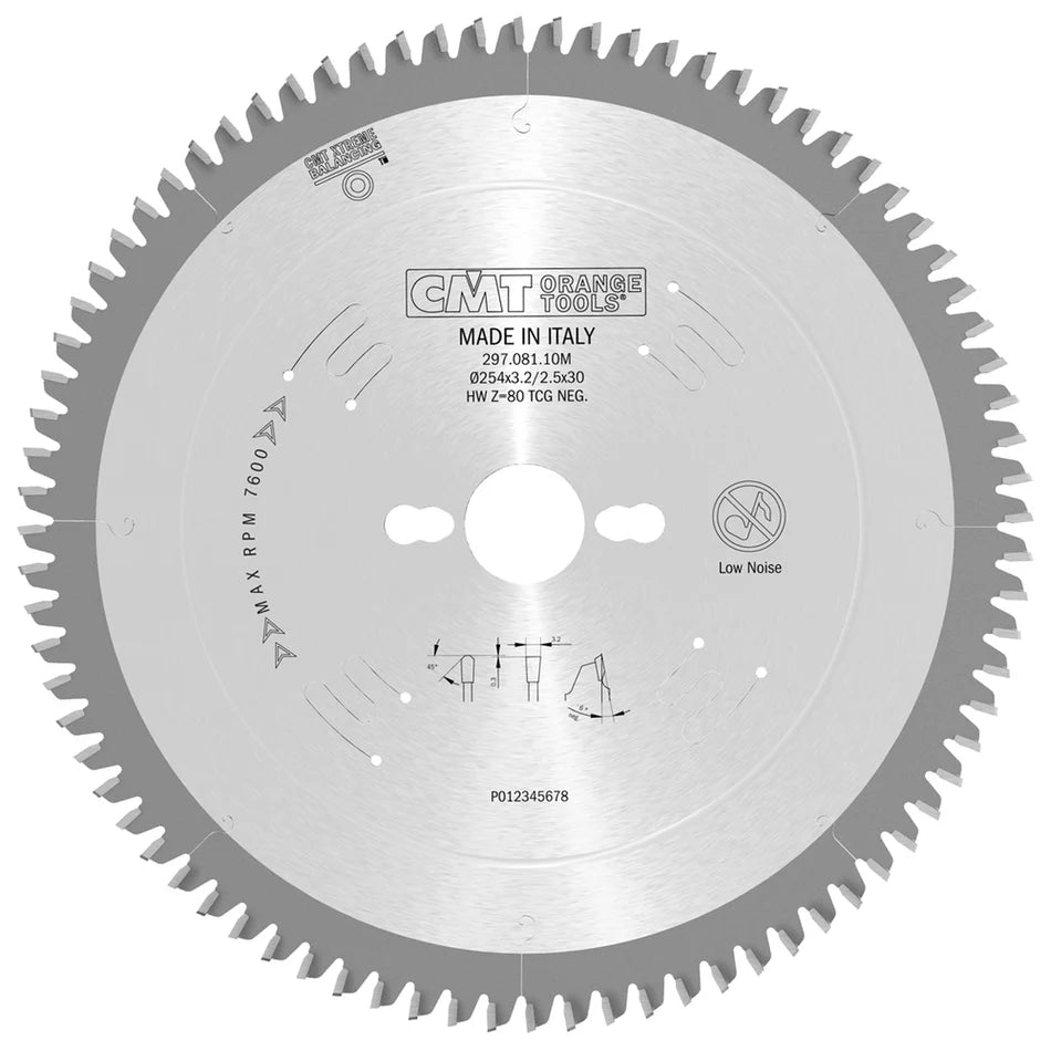 CMT 297.108.14P Non-Ferrous Metal Circular Saw Blade 14 Inch 350mm 108T - شفرة تقطيع ألومنيوم ومعادن غير حديدية CMT مقاس 14