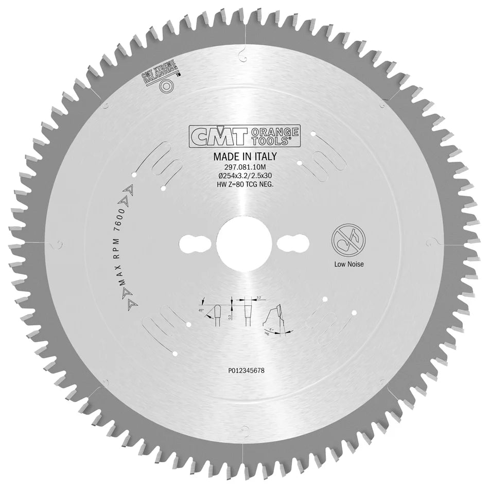 CMT 297.120.16P Non-Ferrous Metal Circular Saw Blade 16 Inch 400mm 120T - شفرة تقطيع ألومنيوم ومعادن غير حديدية CMT مقاس 16