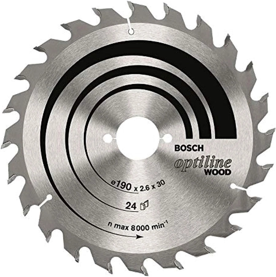 Bosch Optiline Wood Circular Saw Blade 10 Inch 254mm 80T - صينية منشار Bosch Optiline للخشب 10 بوصة 254 مم 80 سن